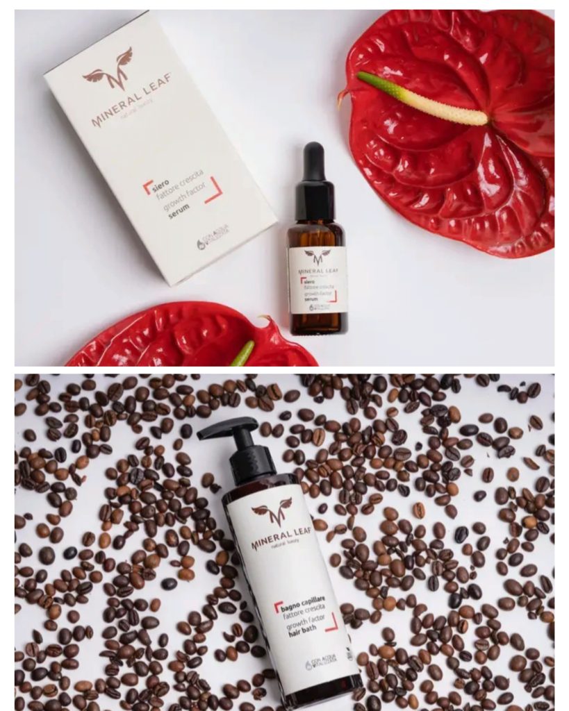MINERAL LEAF - Kit siero e bagno capillare